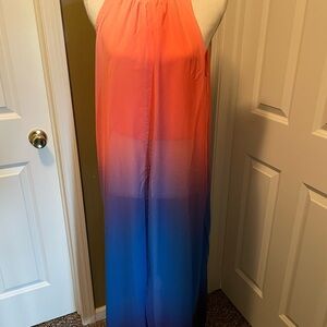 VENUS Pink and Blue Ombre Top